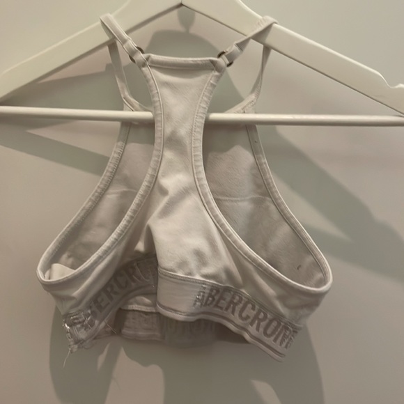 Abercrombie and Fitch Halter Logo Band Sports Bra - Picture 2 of 2